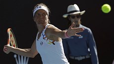 Barbora Strýcová koní na Australian Open v 1. kole.