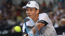 Tomá Berdych v 1. kole Australian Open.