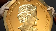 Nejvtí zlatá mince na svt, na ní byla vyobrazena britská královna Albta...