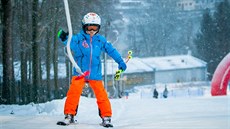 V Písku po 10 letech zprovoznili m�stskou sjezdovku Hradi��ský vrch.