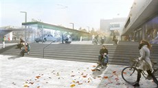 Vizualizace nového centra Kopřivnice