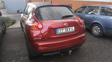 Nissan Juke a registraní znaka, kterou kdosi odcizil. Podle policie to byl...