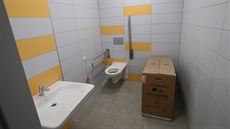 Nová protialkoholní záchytná stanice v Jihlav. Má na dveích a oknech míe a...