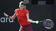 Petra Kvitová ve finále turnaje v Sydney.