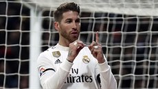 Sergio Ramos z Realu Madrid ukazuje stovku, práv tolik gól u nastílel.