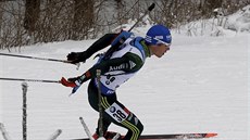 Nmecký biatlonista Simon Schempp na tratích v Oberhofu