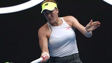 O TETÍ KOLO. Amerianka Madison Brengleová hraje na Australian Open.