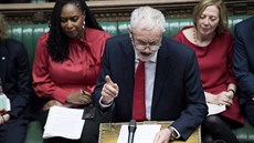 Jeremy Corbyn v britském parlamentu (18. ledna 2019)