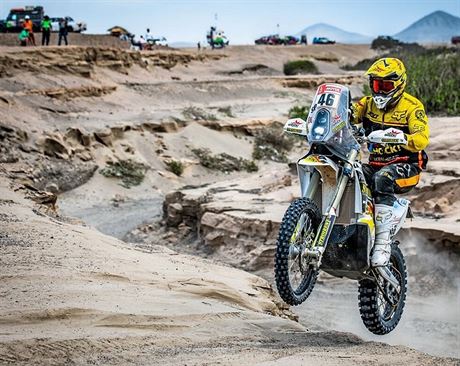 Jan Brabec na Rallye Dakar.