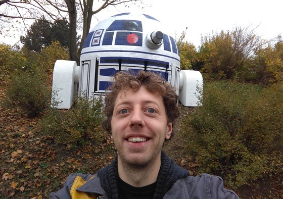 Filip Brouk a jeho R2D2 na Folimance.