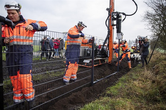Dánsko začalo budovat plot na hranici s Německem. (28. ledna 2019)