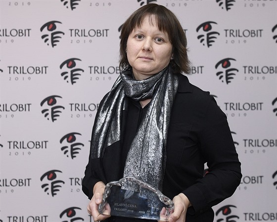 Marta Nováková s hlavní cenou Trilobit