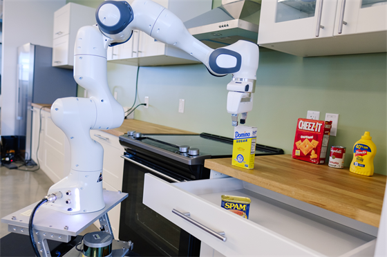 Nvidia  kuchyni zkoumá, jak vyuít robota s umlou inteligencí ve spolupráci s...