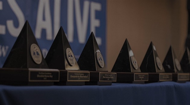Pohled na prestižní ceny Keeping The Blues Alive Award udělované americkou...