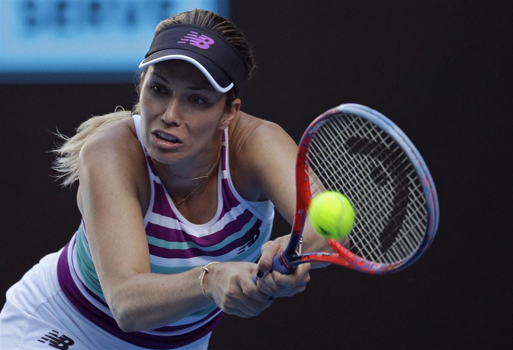Americká tenistka Danielle Collinsová ve tvrtfinále Australian Open.