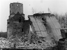 Zbytky vyho�el�ho evangelick�ho kostela museli d�ln�ci v 80. letech minul�ho...