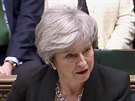 Britská premiérka Theresa Mayová pi dalím snmovním hlasování o brexitu (29....