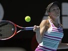 Americká tenistka Danielle Collinsová v semifinále Australian Open.