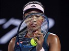 Japonská tenistka Naomi Ósakaová v semifinále Australian Open.