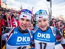 Michal Krmá (vlevo) a Ondej Moravec ped startem hromadného závodu v...