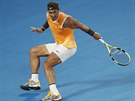 Rafael Nadal ze panlska v semifinále Australian Open.