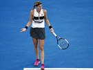 ÚDIV. Nechápavé gesto Petry Kvitové ve finále Australian Open