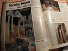 Magazín MF DNES z 3. 2. 1994 vnoval startu TV Nova dvojstranu
