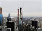 Výstavba mrakodrap s výhledem na newyorský Central Park