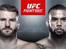 Hlavní zápas UFC v Praze mezi polským Janem Blachowiczem a brazilským Thiagem...