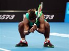 NEASTNÁ.  Americká tenistka Serena Williamsová lituje nepovedené výmny v...