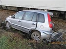 Tragick nehoda na Domalicku. Ve Stakov se stetlo osobn vozidlo s vlakem....