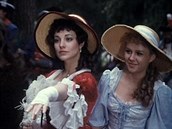 Dana Bartůňková a Monika Stará v pohádce S čerty nejsou žerty (1984)