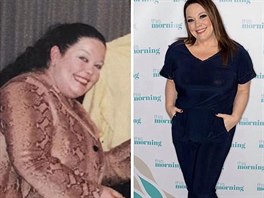 Lisa Rileyová se raduje, e se jí podailo bhem deseti let razantn zhubnout....
