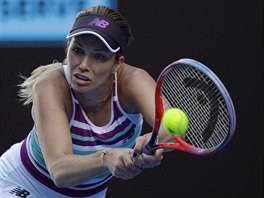 Americk tenistka Danielle Collinsov ve tvrtfinle Australian Open.