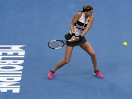 Petra Kvitov ve tvrtfinle Australian Open.