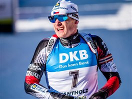 Ondřej Moravec dojel ve sprintu v Anterselvě na 32. místě.