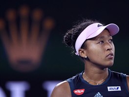 Japonsk tenistka Naomi sakaov ve finle Australian Open.