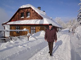 Vladislav Cieslar bydl na vrchu Louka v Bystici na Frdecko-Mstecku, odkud...