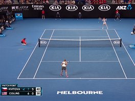 Petra Kvitov postupuje do finle Australian Open (24.1.2019)