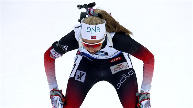 Norsk biatlonistka Ingrid Tandrevoldov.