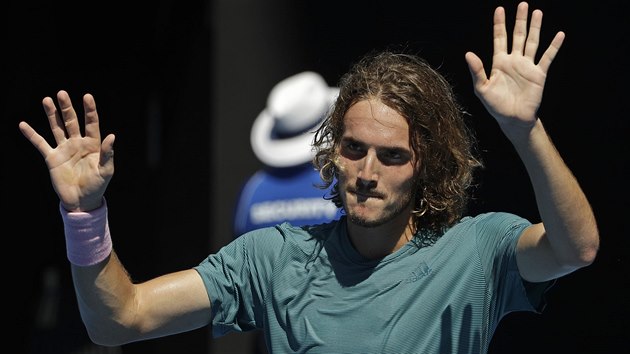 eck tenista Stefanos Tsitsipas slav postup do semifinle Australian Open.