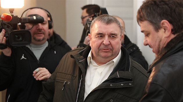 Bývalý tajemník hnutí SPD Jaroslav Staník před jednáním Obvodního soudu pro Prahu 1 (24. ledna 2019)