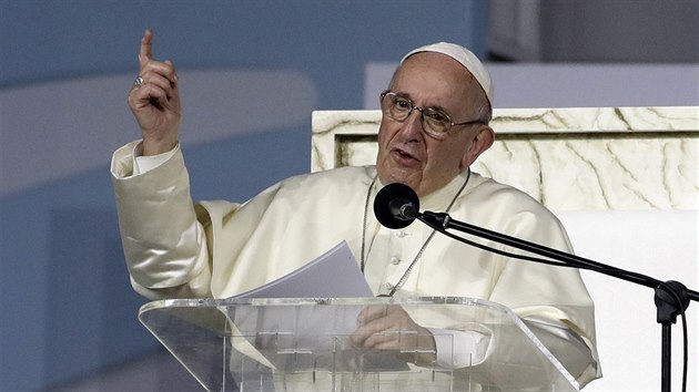 Pape Frantiek se v Panam astn Svtovch dn mldee. (27. ledna 2018)