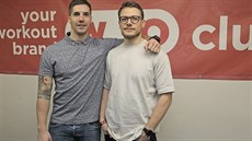 Jan Kokáš a Ondřej Koneš (s brýlemi), majitelé firmy Workout Club Parks z...