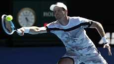 eský tenista Tomá Berdych v osmifinále Australian Open.