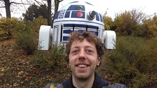 Filip Brouk a jeho R2D2 na Folimance.