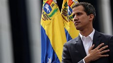 Lídr venezuelské opozice a pedseda parlamentu Juan Guaidó (23. ledna 2019)