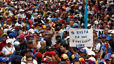 Po celé Venezuele probíhají protesty proti souasnému prezidentu Madurovi. K...