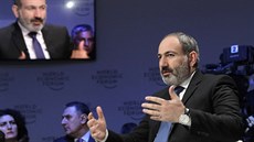 Arménský premiér Nikol Painjan na Svtovém ekonomickém fóru v Davosu (23....