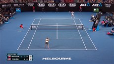 Petra Kvitová postupuje do finále Australian Open (24.1.2019)